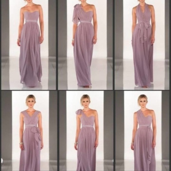 Sorella Vita Maid Your Way Dress size 8 Coral Ombre Convertible Bridesmaid NWT - Picture 8 of 12